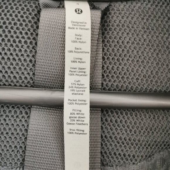 Lululemon Winter Warrior Long Parka (Rhino Grey) - Picture 5 of 7